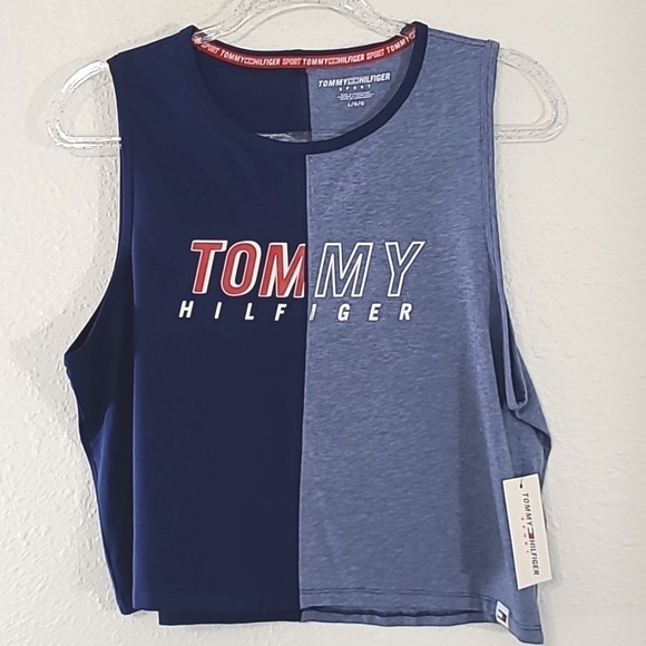 *NWT* TOMMY HILFIGER Tank Red, White, Blue w/Logo-size Large - Picture 1 of 7